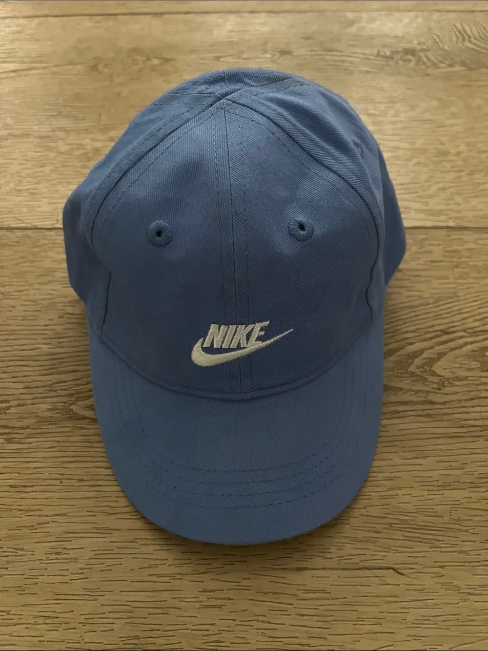 Nike Light Blue Swoosh Embroidered Baseball Cap